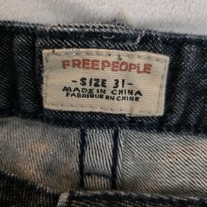 Free People Women's Straight Leg Jeans - Blue